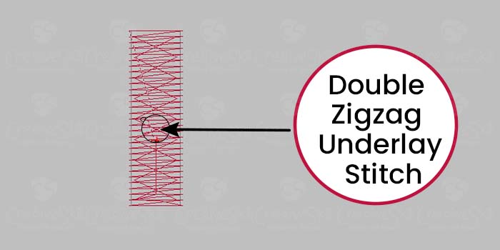 Double Zigzag Underlay Stitch by Cre8iveskill